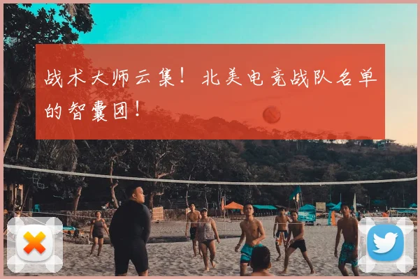 战术大师云集！北美电竞战队名单的智囊团！